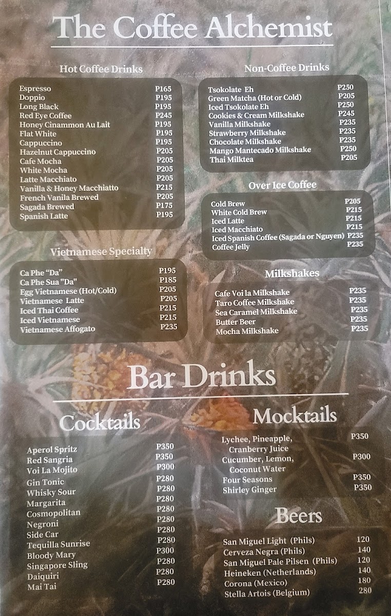 Cafe Voi La Crosswinds Menu - Image 1